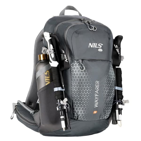 NC1925 GRÅ WAYFARER 35L NILS CAMP REJSERYGSÆK