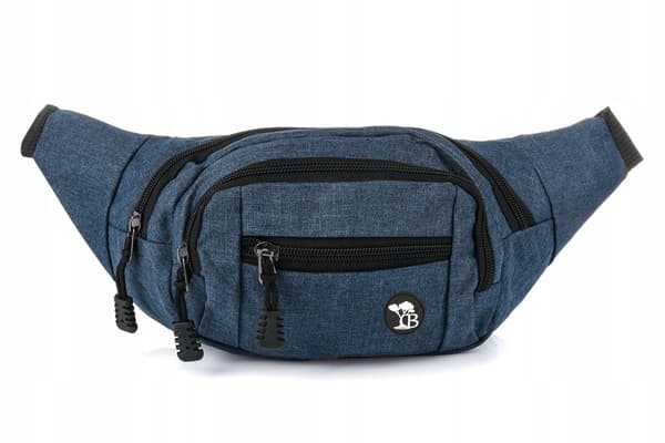 UNISEX cordura midjeväska, rymlig, solid, moderiktig