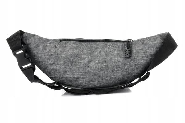 UNISEX cordura midjeväska, rymlig, solid, moderiktig