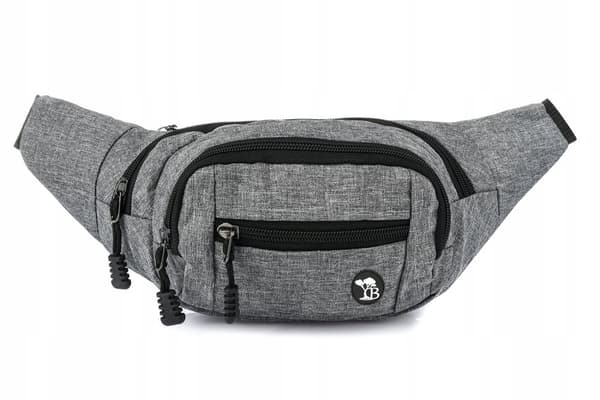 UNISEX cordura midjeväska, rymlig, solid, moderiktig