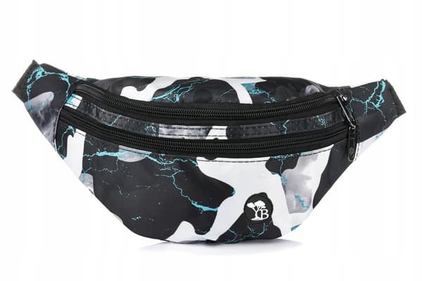 UNISEX midjeväska, cordura, rymlig, solid rem