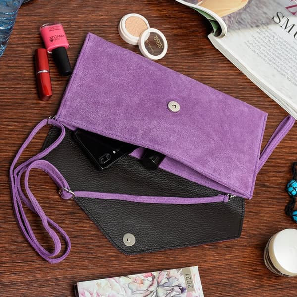 Dame læder håndtaske, formel clutch, cocktail taske, lille, elegant, italiensk