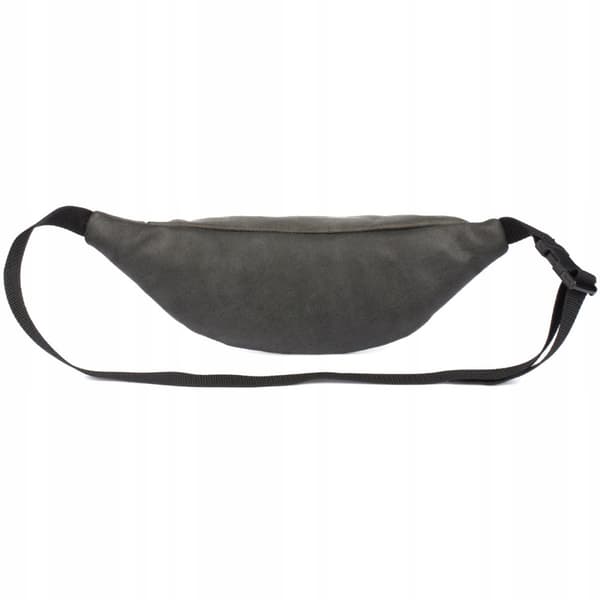 Herretaljetaske, justerbar taljetaske, øko-nubuck læder, elegant