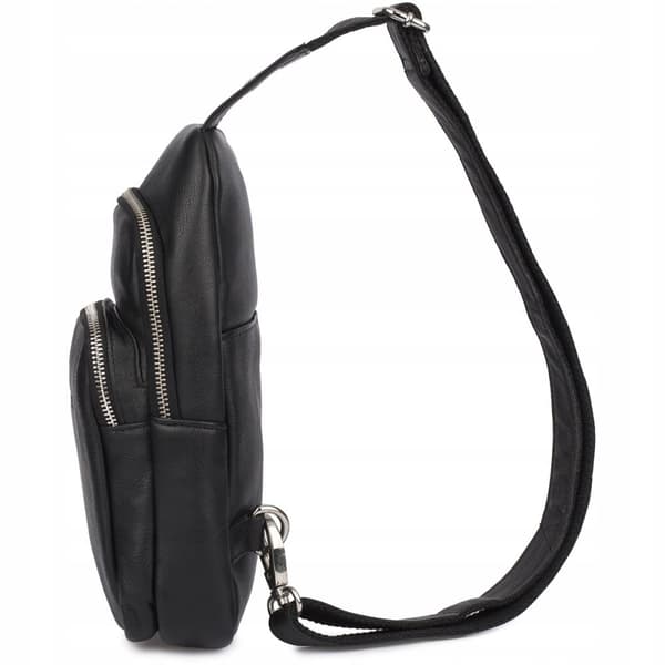 Läderryggsäck midjeväska crossbody-väska modern väska med 2 fack