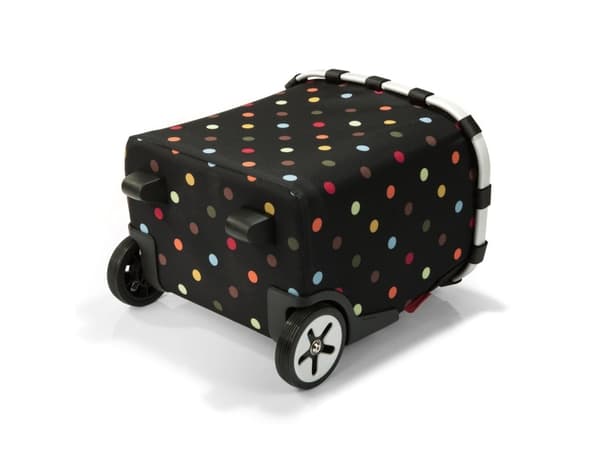 Reisenthel ?arrycruiser, Toteväska, Svart, Multifärg, Gjuten aluminium, Polyester, Mönstrad, 2 hjul, 40 l