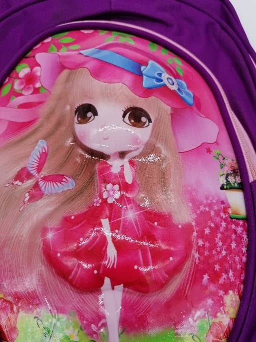 Childrens Bag Gorgeous Girl 3D  Purple