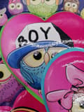 Miniatyrbild 9 av 11: Children's Bag Cute Owls 3D Pink