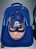 Miniatyrbild 6 av 11: Marvel Captain America 3D Childrens Bag Blue