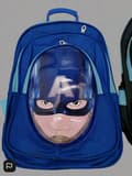 Miniatyrbild 7 av 11: Marvel Captain America 3D Childrens Bag Blue