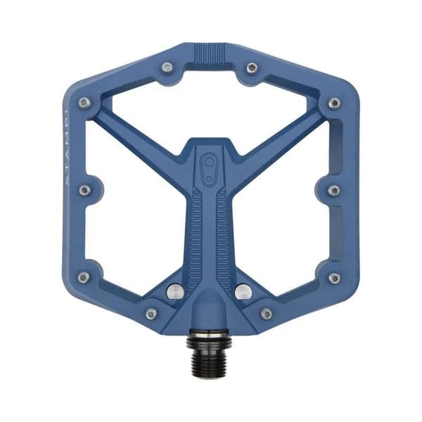 Crankbrothers Stamp 1 stora pedaler, blå