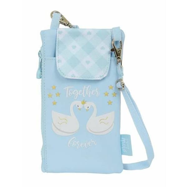 Mobile Bag Glowlab Kids Cisnes Blue 10 x 19 cm