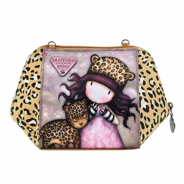 Shoulder Bag Gorjuss Purrrrrfect Love Leopard 26 x 15,5 x 9,5 cm