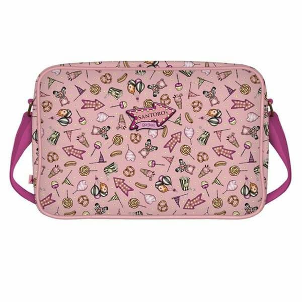 School Satchel Gorjuss Carousel Salmon 35 x 26,5 x 10,5 cm