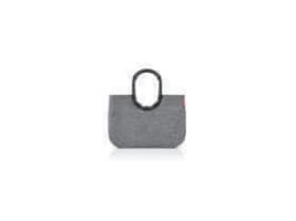 Reisenthel loopshopper L, Veske, Grå, Aluminium, Polyester, Monokromatisk, 25 l, 460 mm