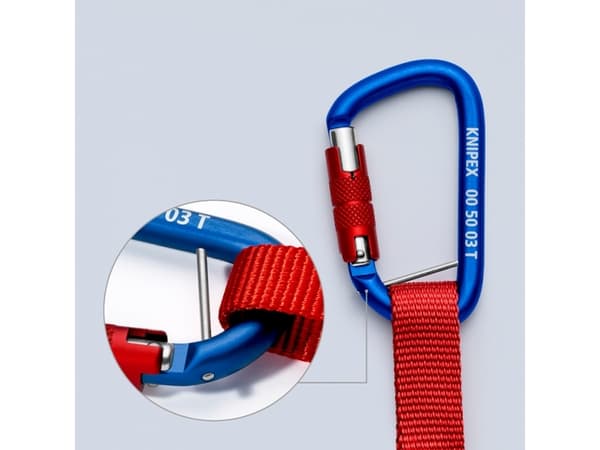 Knipex 00 50 13 T BK, 6 kg, Blå, Rød, 85 mm, 186 mm, 2,7 cm, 13 g
