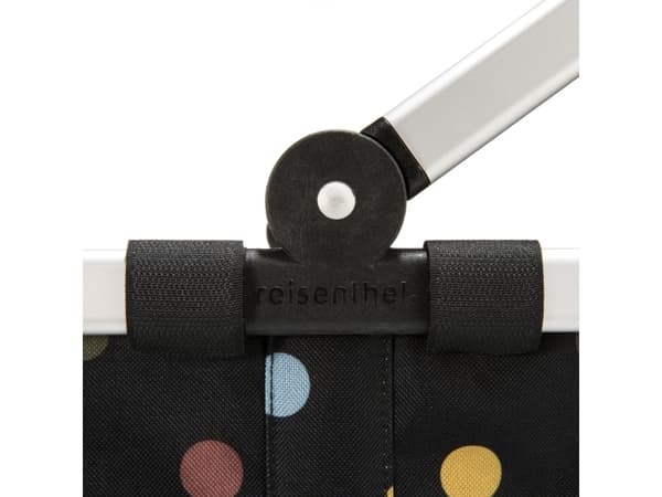 Reisenthel BK7009, Varukorg, Svart, Multifärg, Gjuten aluminium, Polyester, Mönstrad, Prickmönster, 22 l