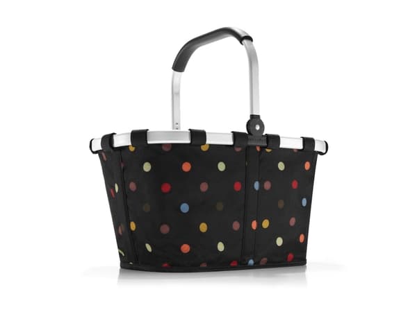 Reisenthel BK7009, Varukorg, Svart, Multifärg, Gjuten aluminium, Polyester, Mönstrad, Prickmönster, 22 l