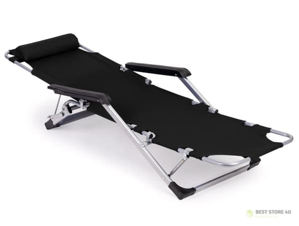 Liggestol have strandstol foldbar 2-i-1 liggestol sort MultiGarden