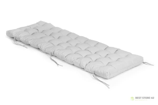 Kudde till trädgårdsloungestol grå 145 x 52 cm ModernHome