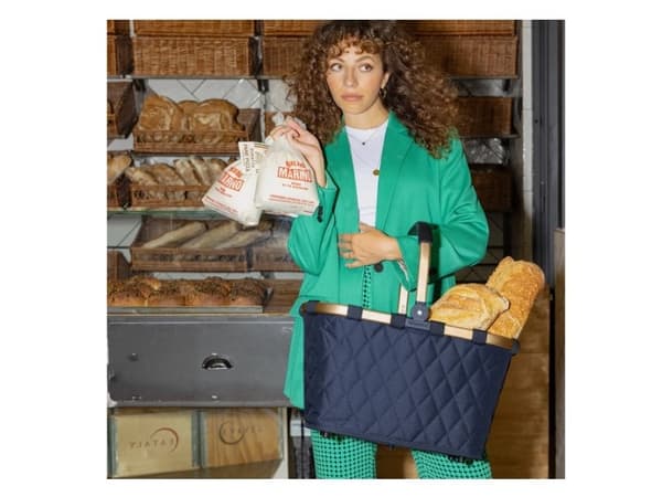 Reisenthel carrybag, Ostoskori, Kulta, Kierrätetty muovi, Yksivärinen, 22 L, 22 L