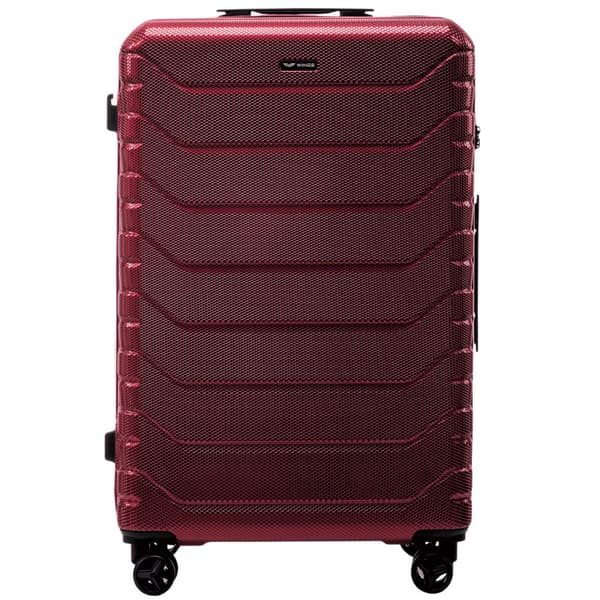 WINGS Rejsekuffertsæt – 360° hjul, polykarbonat, håndbagage