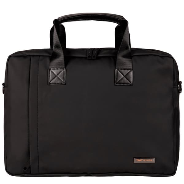WINGS VIREO Laptopväska – Vattentät, 15,6”, avtagbar rem, 9,5L