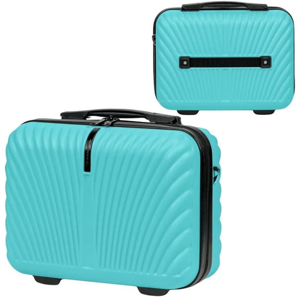 WINGS SWAN Resekoffert – Hård necessär 15L, ABS+, för kosmetik & tillbehör