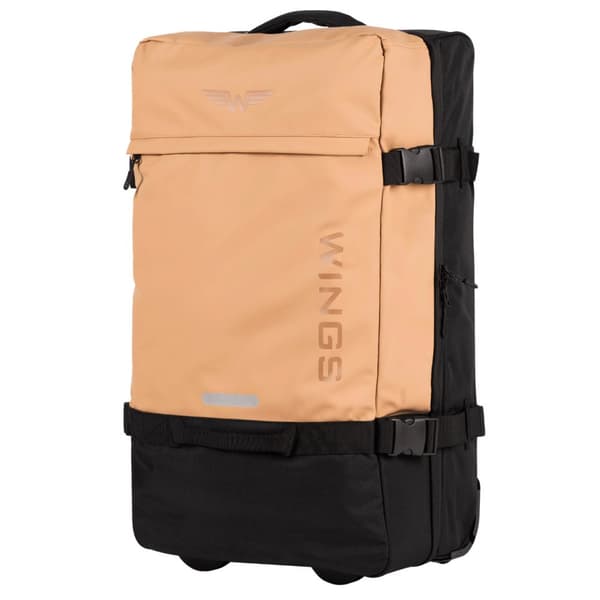 WINGS STORK Rejsekuffert 26” – 66L, Trolleyhåndtag, Blød, Vandafvisende