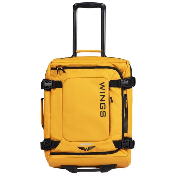 WINGS ROOK Kabinekuffert 24” – 58L, Blød, Vandafvisende med Eksterne lommer