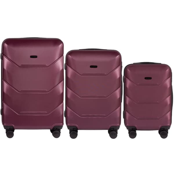 WINGS matkalaukut – S/M/L -kokoinen setti koodilukoilla