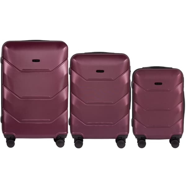 WINGS matkalaukut – S/M/L -kokoinen setti koodilukoilla
