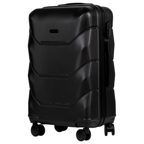 WINGS Sæt med 5 kufferter PEACOCK 3.0 – Udvideligt XXL ABS-bagage på 4 hjul