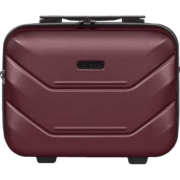 WINGS PEACOCK 3.0 rejsetoilettaske 14" – hård ABS kuffert med skulderrem