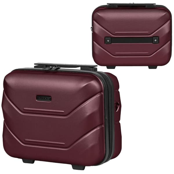 WINGS PEACOCK 3.0 rejsetoilettaske 14" – hård ABS kuffert med skulderrem