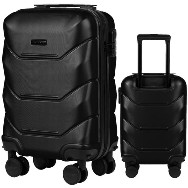 WINGS PEACOCK 3.0 liten kabinväska XS – ABS 28 L med kodlås och avtagbara hjul