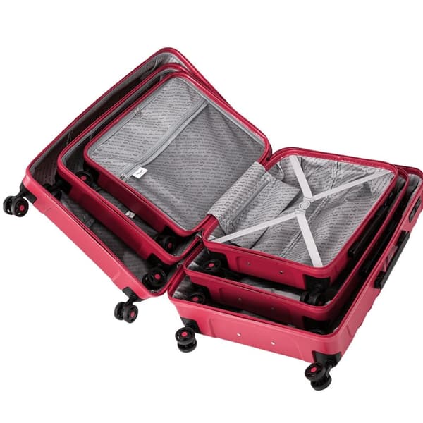 WINGS polypropen bagageset – 3 hårda väskor