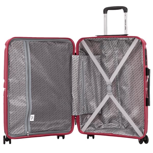 WINGS PHOENIX 24" mellemstor kuffert – TSA-lås og 360° hjul i polypropylen