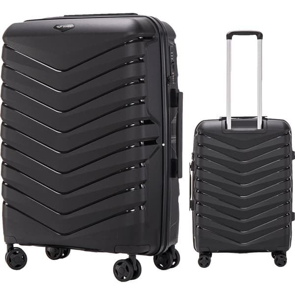 WINGS PHOENIX 24" mellemstor kuffert – TSA-lås og 360° hjul i polypropylen