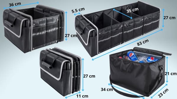 ORGANIZER TERMOTASKE til bagagerummet