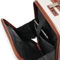 Miniatyrbild 3 av 5: Tredelat bagageset – Innovativ design med frontöppning + vikbara mugghållare, ABS-material, TSA-lås, 360° hjul