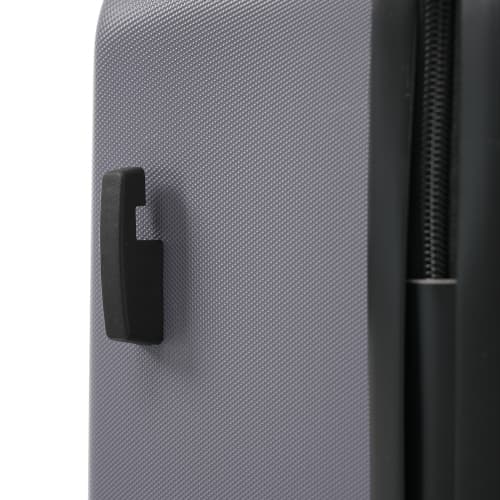 Tredelat bagageset – Innovativ design med frontöppning + vikbara mugghållare, ABS-material, TSA-lås, 360° hjul