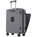 Miniatyrbild 5 av 6: Tredelat bagageset – Innovativ design med frontöppning + vikbara mugghållare, ABS-material, TSA-lås, 360° hjul