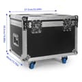 Miniatyrbild 2 av 2: Flightcase, Hållbar läderkonstruktion, Inbyggda hjul,1 st flygkorg, EU