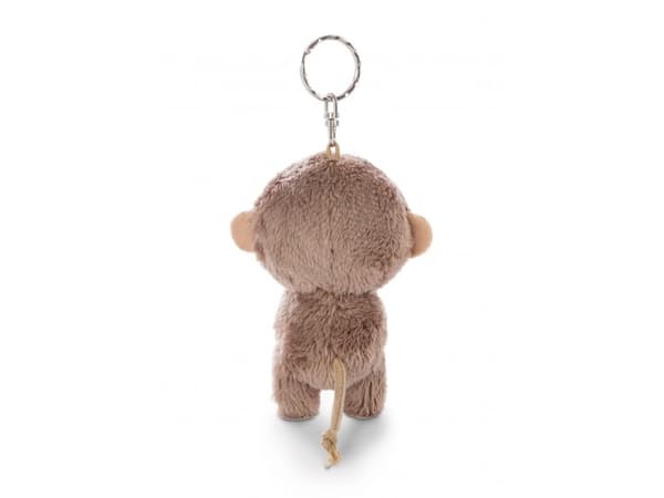NICI Affe Hobson, Nyckelring, Beige, Brun, Fiber, Metall, Plysch, Polyester, Figur, 3 År, En per förpackning