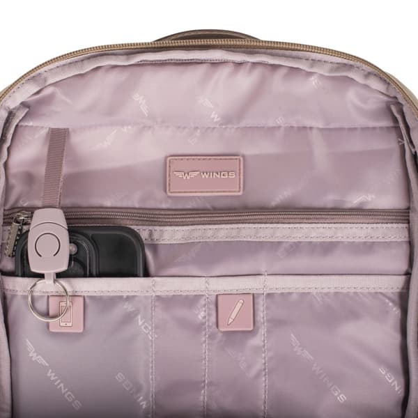 WINGS multifunktionel city-rygsæk SKYLARK beige