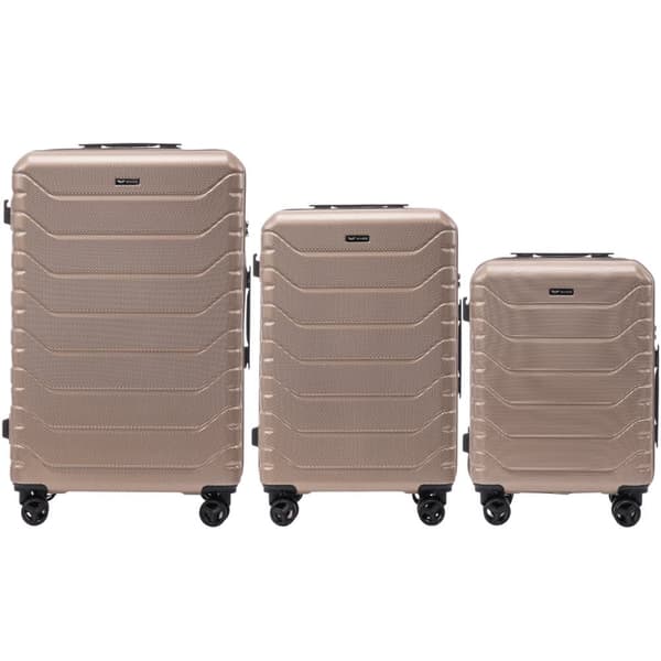 Wings CRAKE 3-pack Resväskor (S/M/L) – Polykarbonat med TSA och 360° hjul