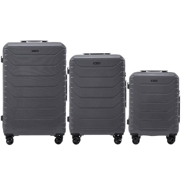 WINGS CRAKE – Premium set med 3 kabinväskor med TSA-lås och bikakestruktur