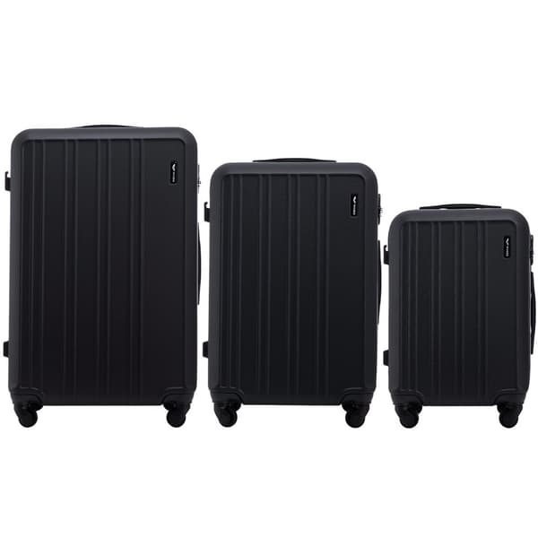 Praktisk og elegant kuffertsæt fra WINGS – hårdt ABS+ materiale og smart funktionalitet