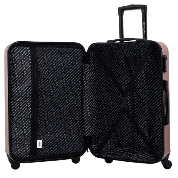 WINGS HARRIER 3-pack resväskor S/M/L – komplett ABS+ set med kodlås, roterande hjul och innerfack