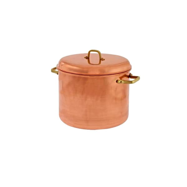 Kobbergryder med hanke 24 cm